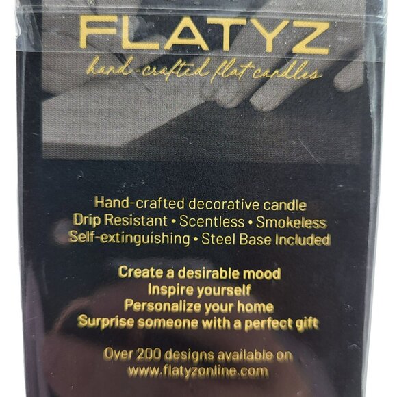 Flatyz Handmade European Flat Candle Red Car Christmas Presents Blue Red NWT - Picture 6 of 11